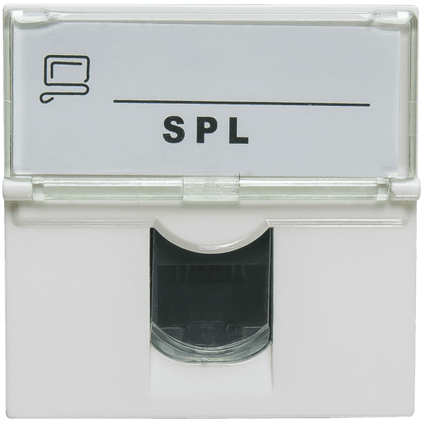 SPL Розетка информационная UTP 1хRJ45 45х45 cat5е 200007