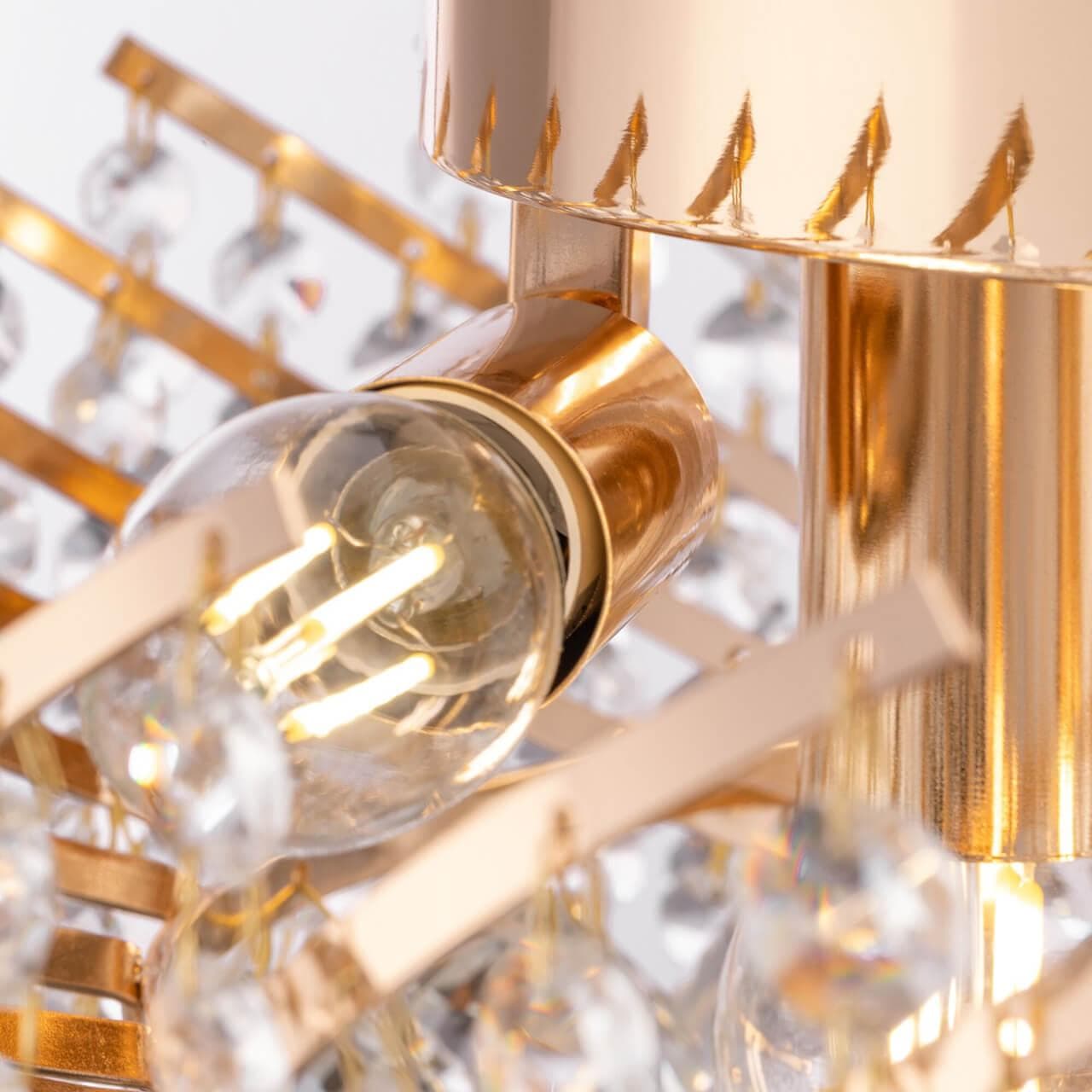 Maytoni Royal Classic Karolina Золото Люстра 6xE14 40W DIA120-06-G — миниатюра 11