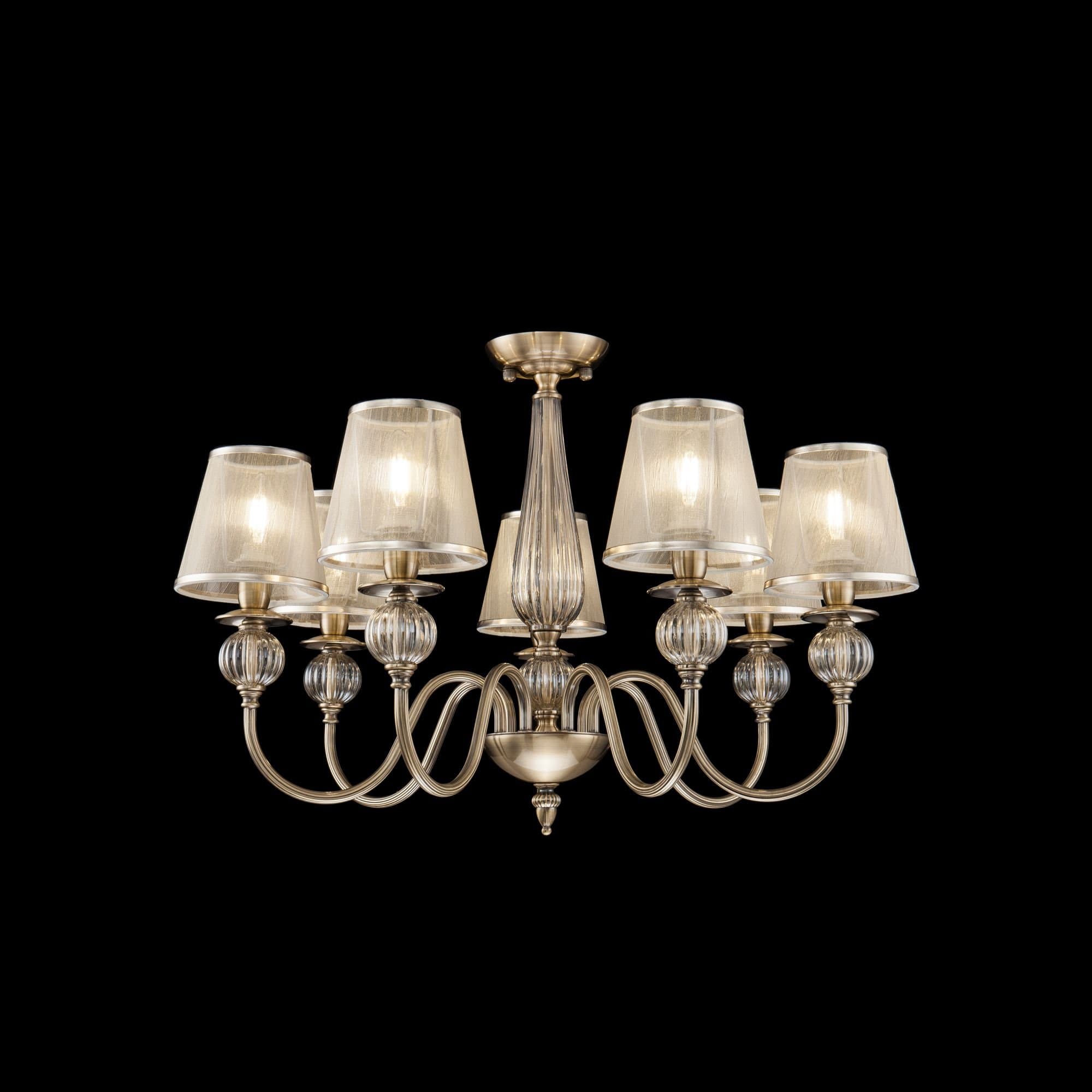 Freya Classic Inessa Бронза Антик Люстра E14 40W FR2685PL-07BZ — миниатюра 3