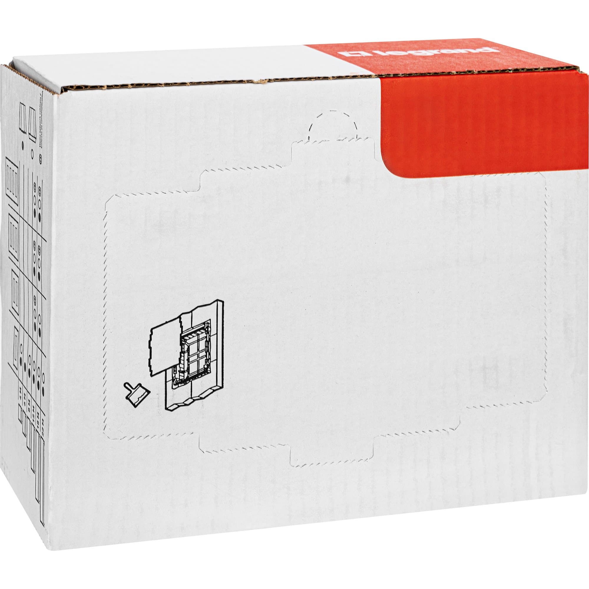 Legrand Practibox S Пластиковый щиток Навесной 1X4 Дымчатая дверь 134614 — миниатюра 4