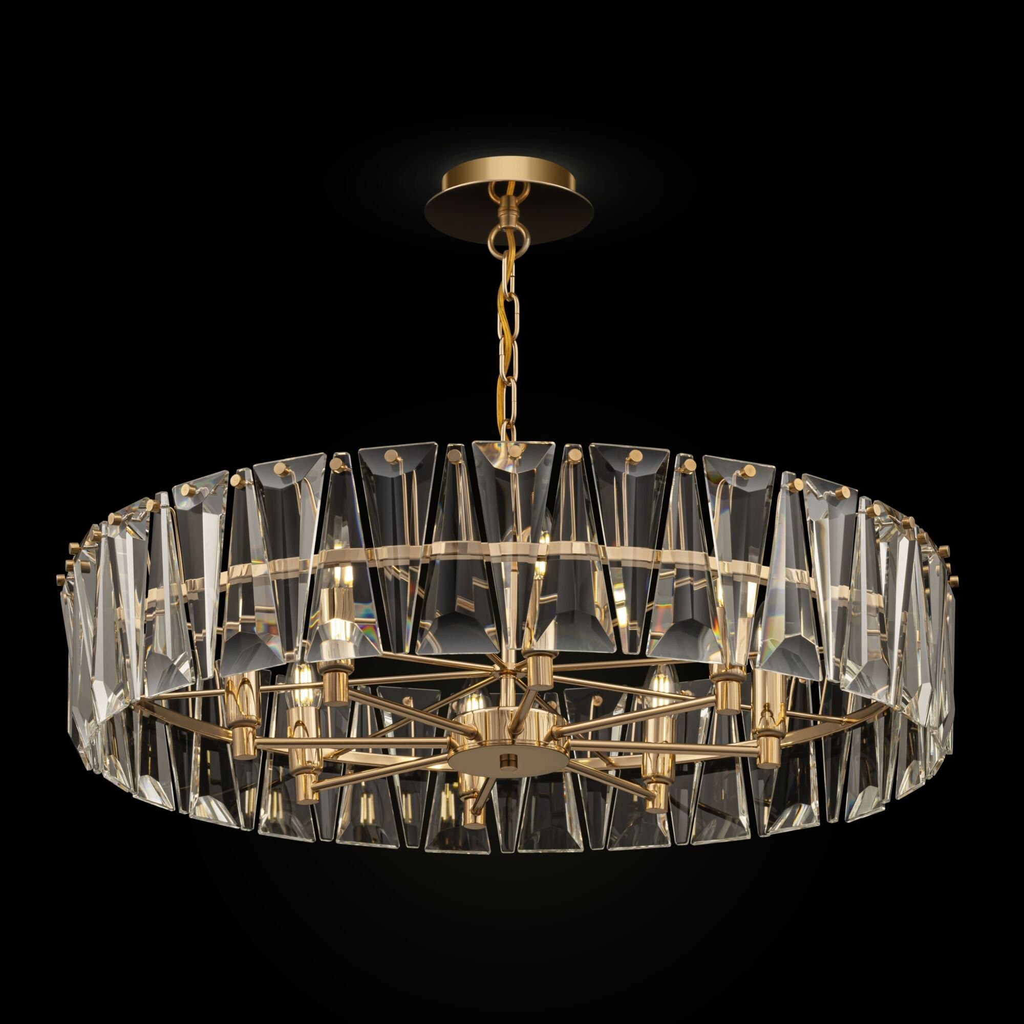 Maytoni Modern Puntes Золото Подвесной светильник MOD043PL-08G — миниатюра 3