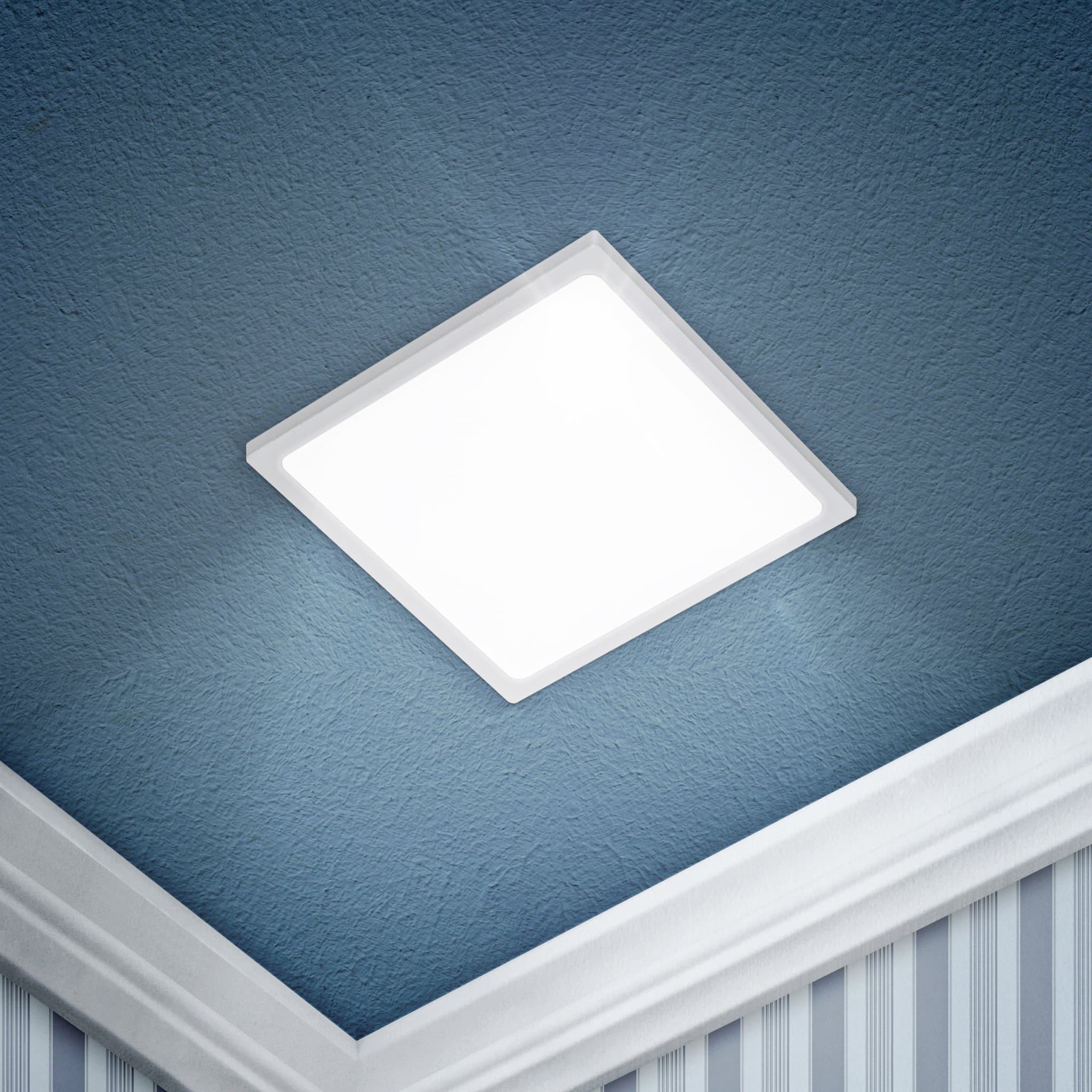 ЭРА LED 6-18-4K Светильник светодиодный квадратный NEW 18W 4000K d170