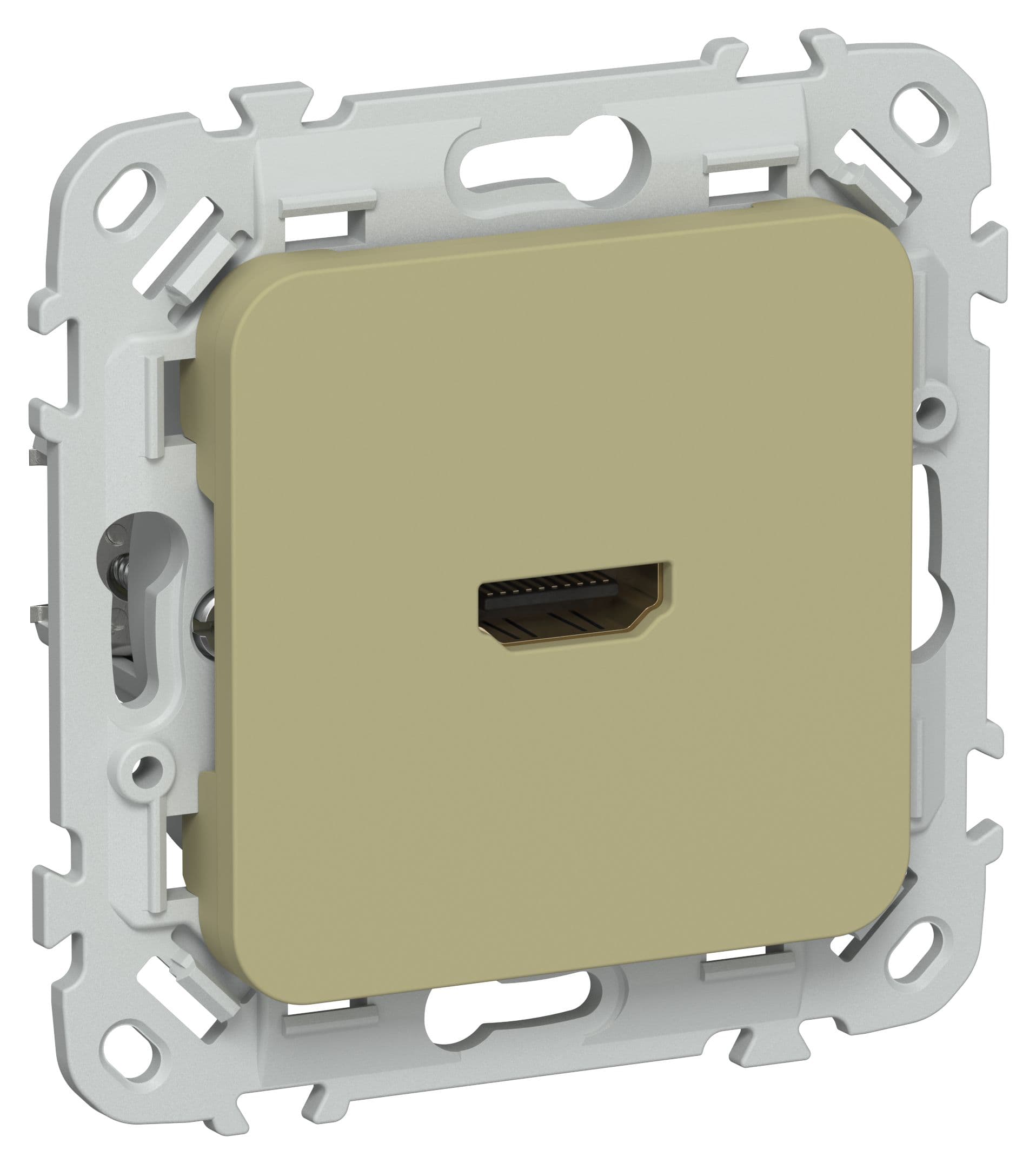 IEK FLITE Оливковый Розетка HDMI