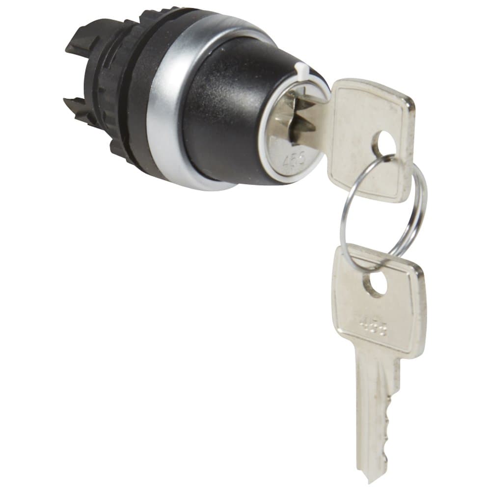 Legrand Osmoz Гол.ключ 455, черная ручка, 3п с возвр.с 2 сторон в 0.45град (1-0 извл.-2) 023961 — миниатюра 2