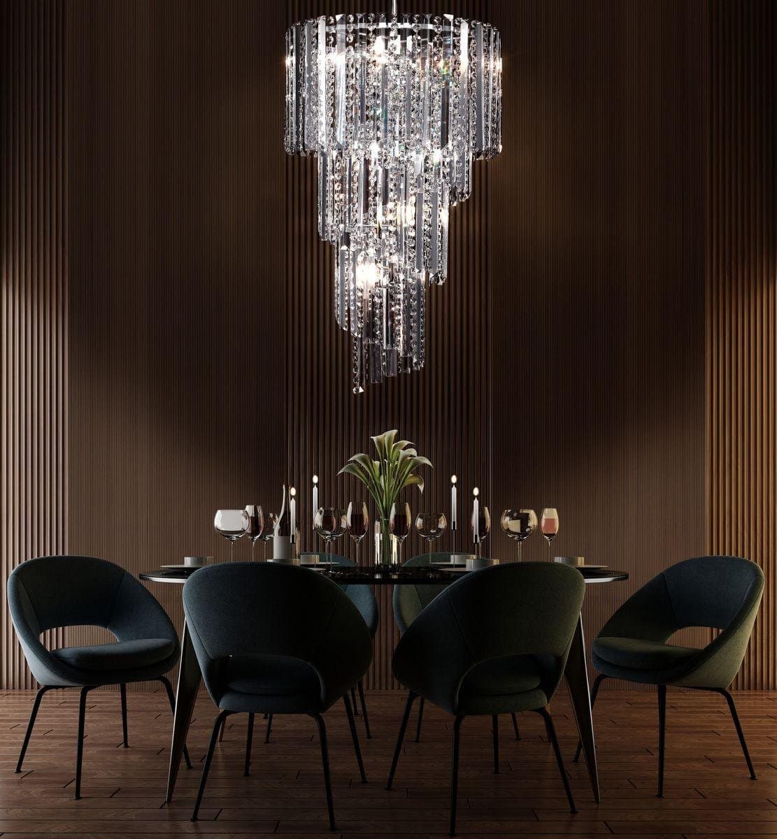 Maytoni Royal Classic Хром Светильник подвесной RC002PL-12CH — миниатюра 7