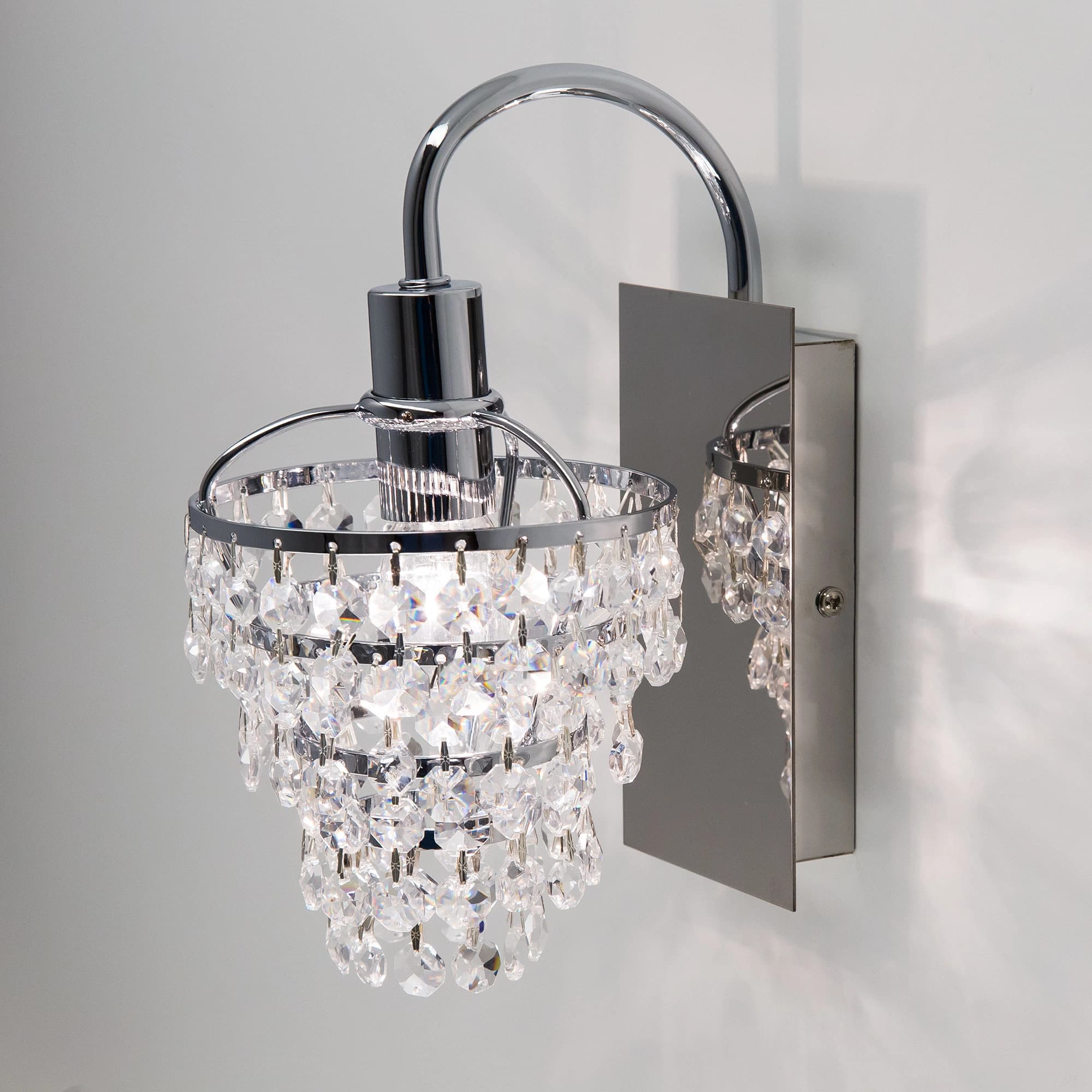 Citilux CL322311 Контур Хром+Прозр Светильник Бра — миниатюра 4