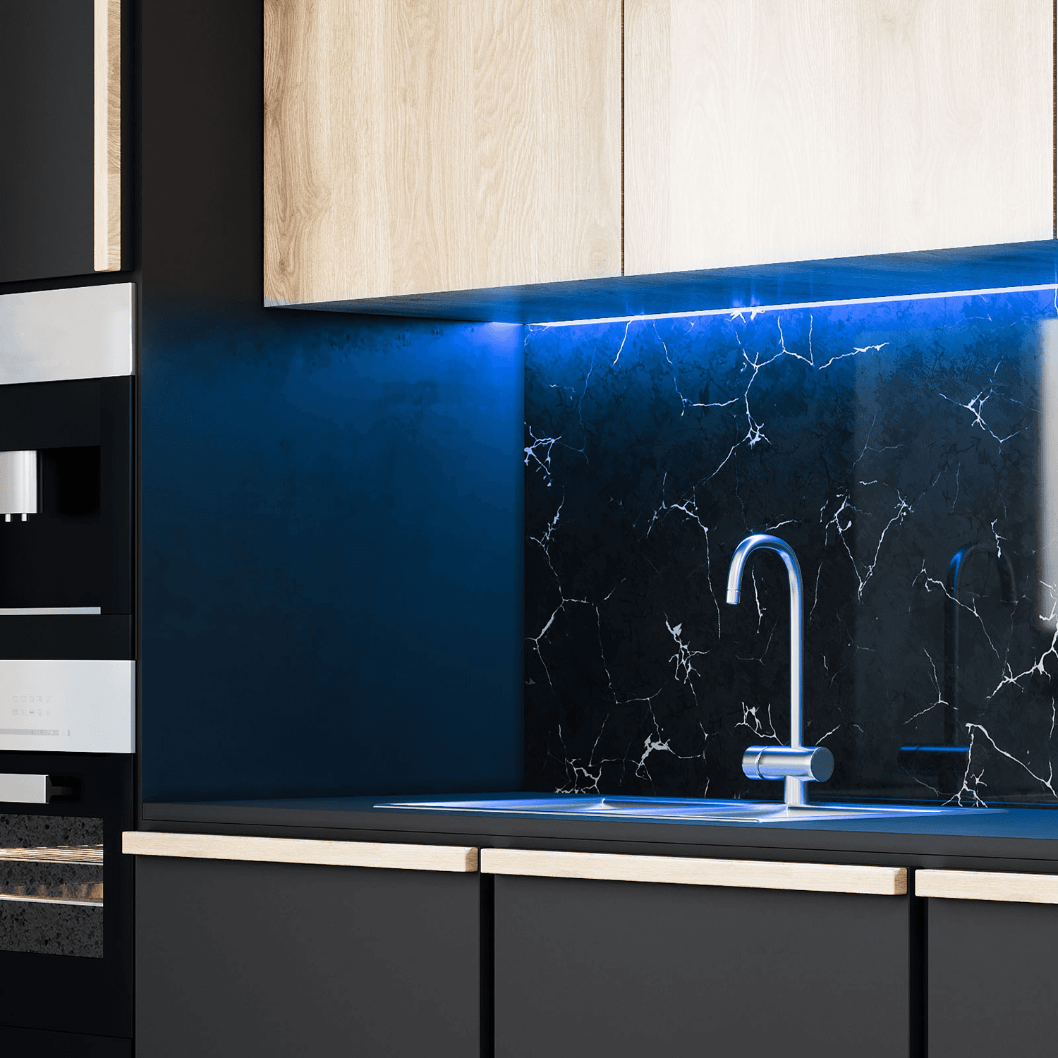 Gauss Лента Basic в комплекте 12V 12W/m 780lm/m RGB IP65 LED 5m 1/50 BT072 — миниатюра 3