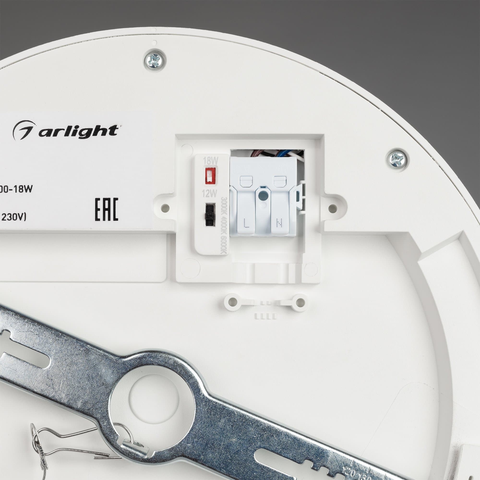 Arlight Светильник CL-FIOKK-R220-18W Day4000-MIX (WH, 120 deg, 230V) (IP44 Пластик, 3 года) 033445 — миниатюра 7