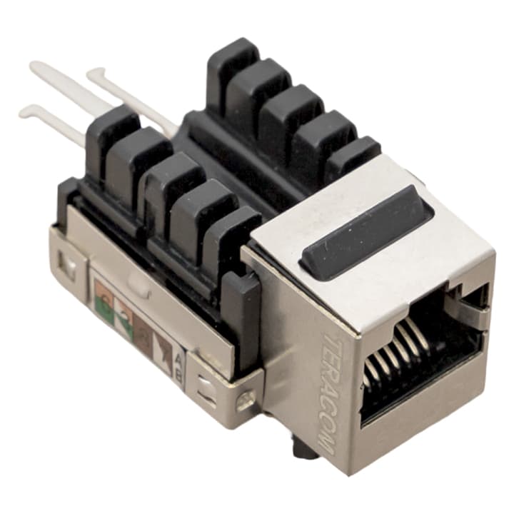 EKF TeraLINK PRO Модуль Keystone розеточный TeraLINK PRO Cat.5E RJ-45 экранированный FTP 110 IDC 90 градусов — миниатюра 2