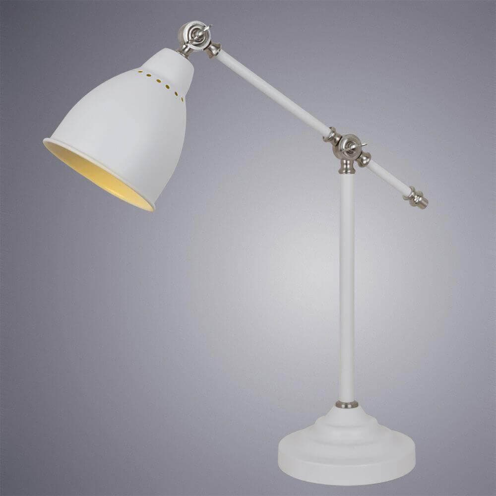 Arte Lamp BRACCIO Настольныая лампа офисная 54*18*48 A2054LT-1WH — миниатюра 2