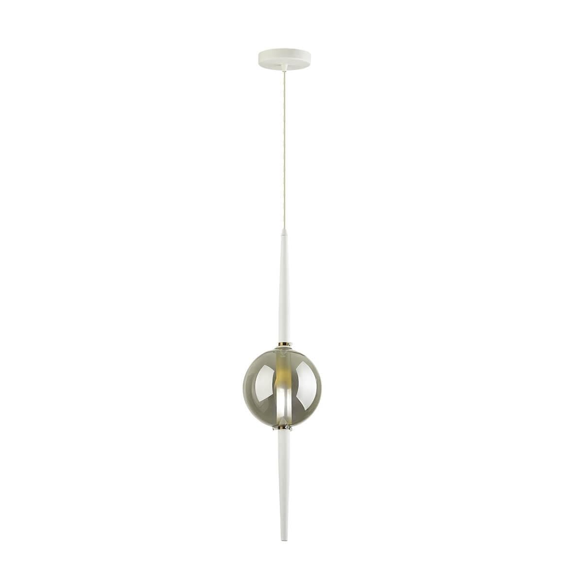 Odeon Light 4683/1 ODL20 374 белый /дымчатый Подвес G9 5W 220V LAZIA — миниатюра 1