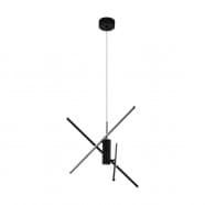 Eglo 99818 Подвесной потолочный светильник (люстра) SALITRE, LED 29W, 4000lm, H1100, Ø730, алюминий/пластик, белый/черный