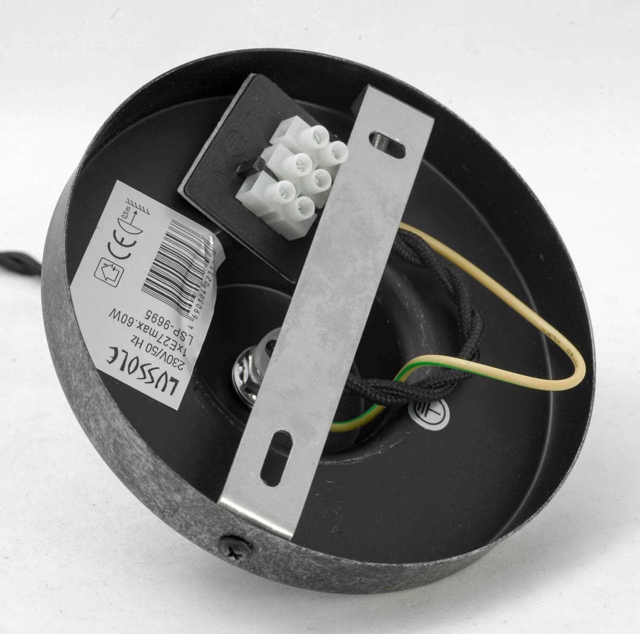 Lussole LOFT Металл Серый /  Металл Подвес E27 60W LSP-9695 — миниатюра 2