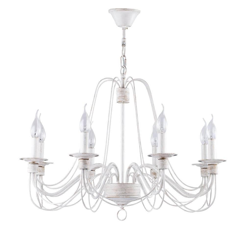 Freya Classic Velia Белый с Золотом Люстра E14 60W FR2046-PL-08-WG
