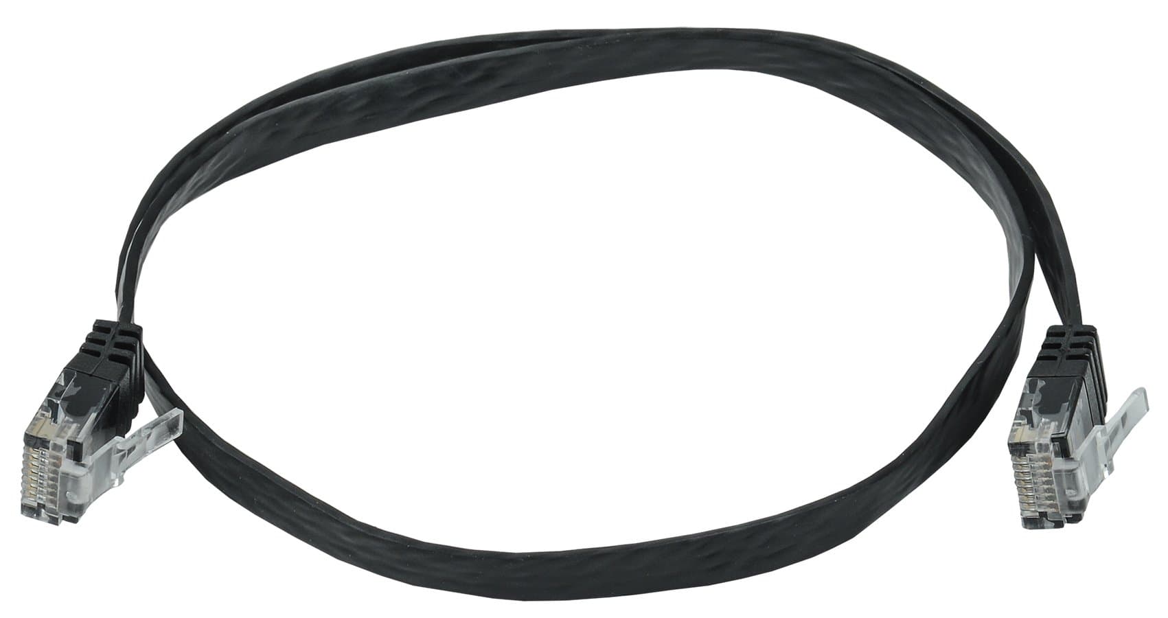 IEK ITK Коммутационный шнур плоский категория6 UTP 0,5м чёрный PC09-C06U-D05M-FL
