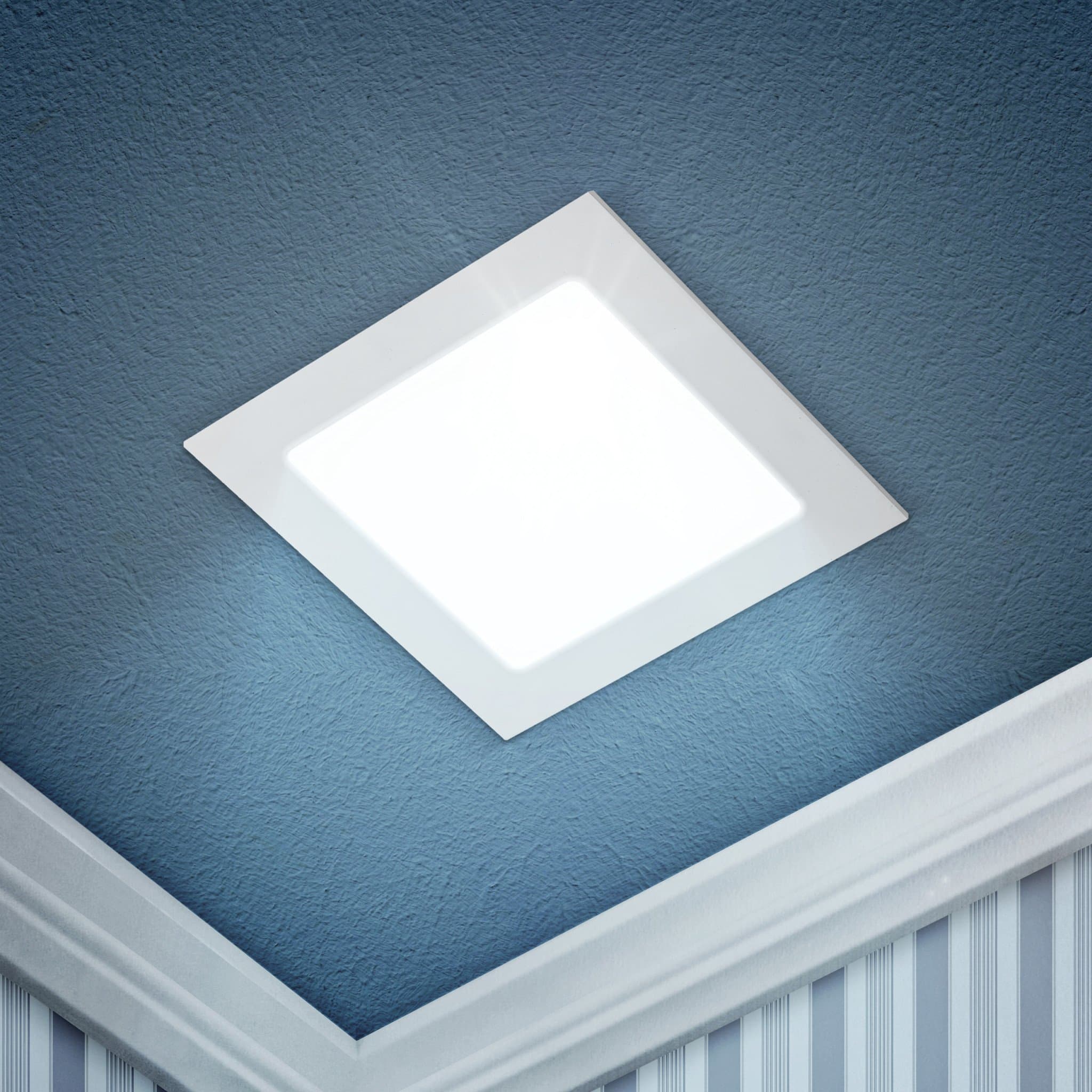 ЭРА LED 2-18-6K Светильник светодиодный квадратный LED 18W 220V 6500K
