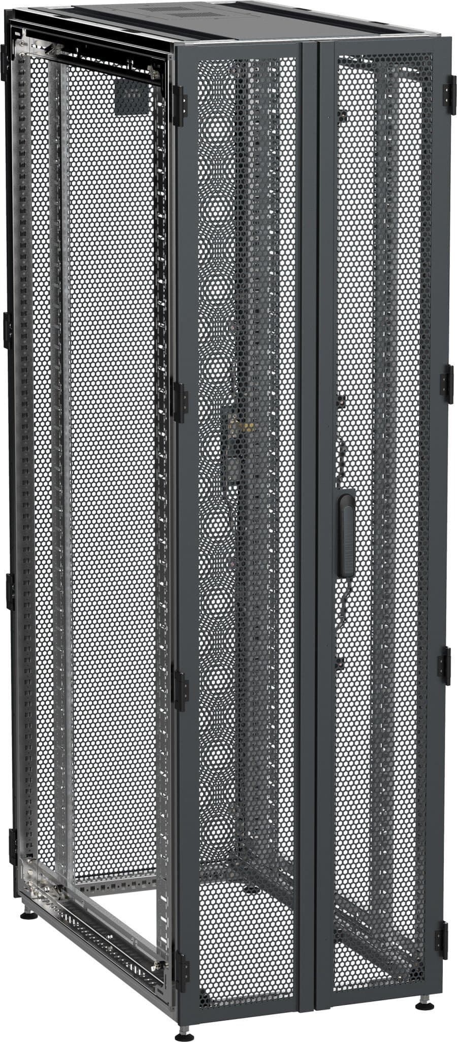 IEK ZPAS ITK Шкаф серв. 19" 47U 600х1000мм двухствор. чер. РФ ZP05-47U-0610-P2P-R