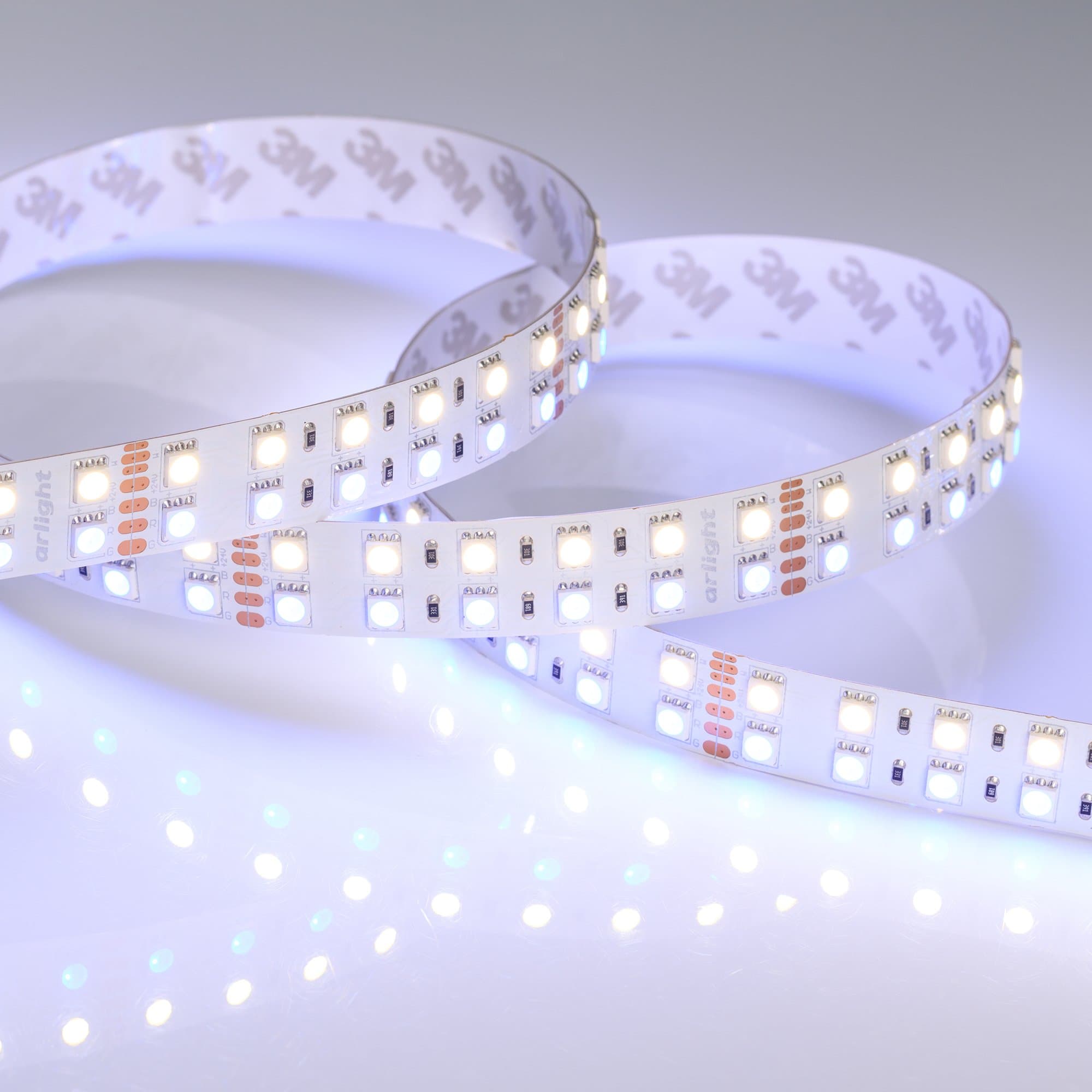 Arlight Светодиодная лента RT-B144-19mm 24V RGBW-Day (32 W/m, IP20, 5060, 5m) (-) 018144(2) — миниатюра 6