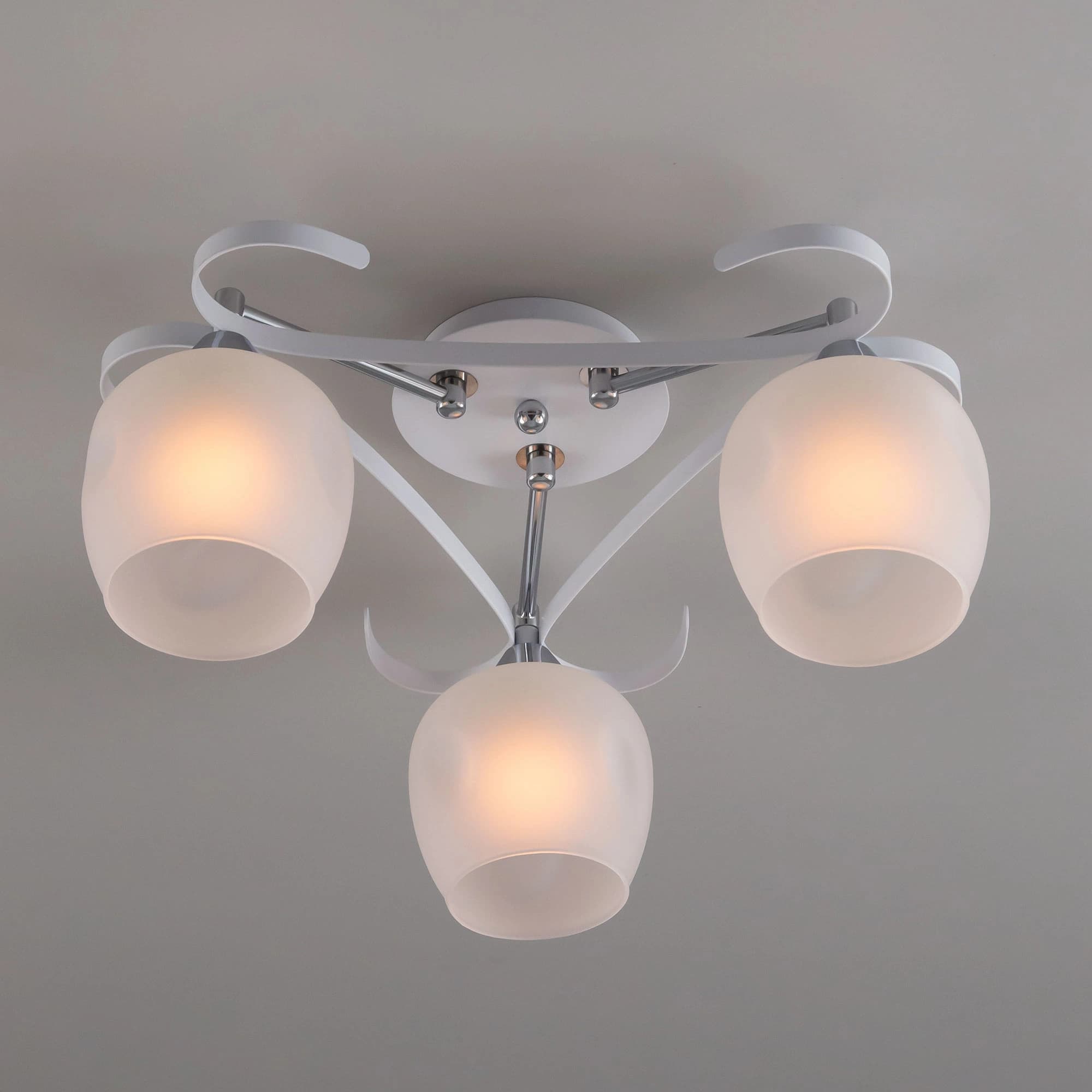 Citilux CL171133 Сюзи Белая+Хром Светильник Люстра — миниатюра 3