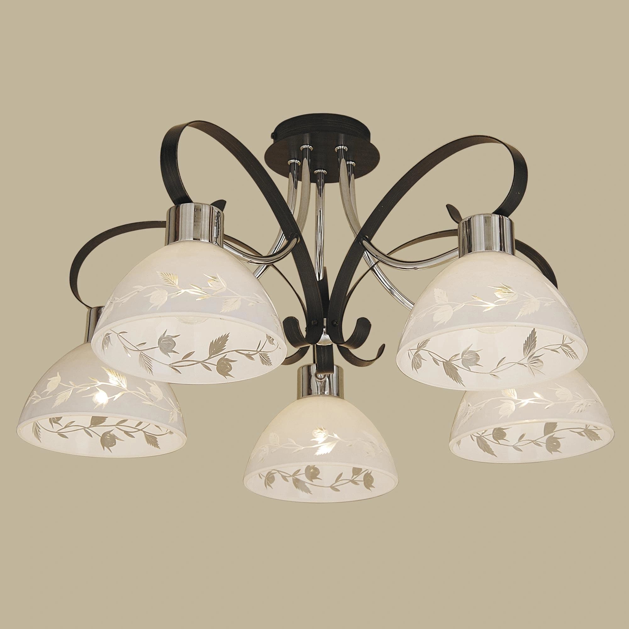 Citilux CL154151 Фуга Венге+Хром Светильник Люстра — миниатюра 2