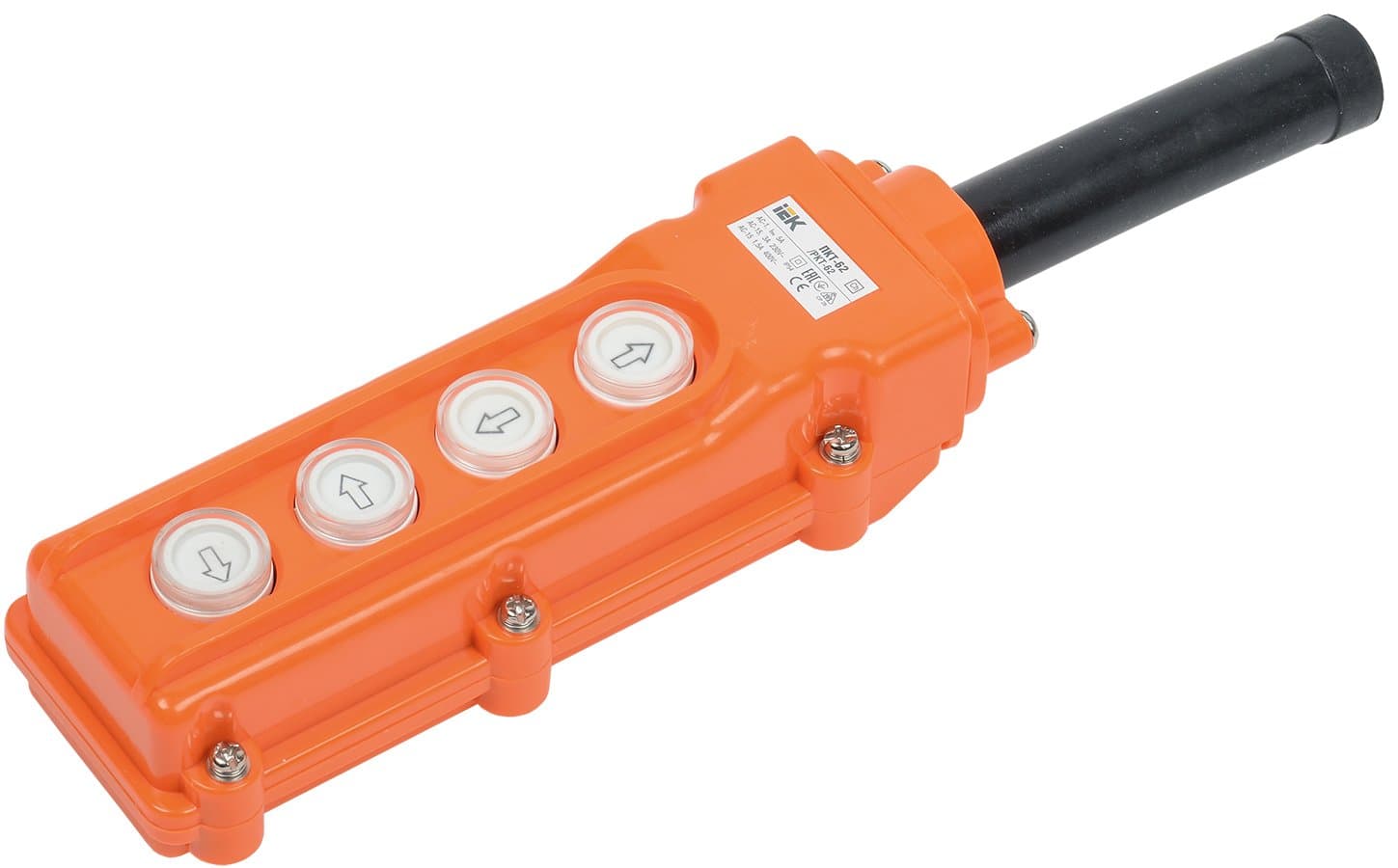 IEK Пульт управления ПКТ-62 на 4 кнопки IP54 — миниатюра 1