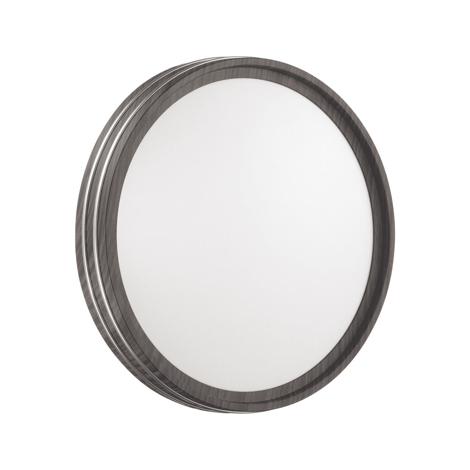 Sonex 7604/CL PALE SN 124 Светильник пластик/белый/венге/хром LED 30Вт 4000К D280 IP43 TROSTO