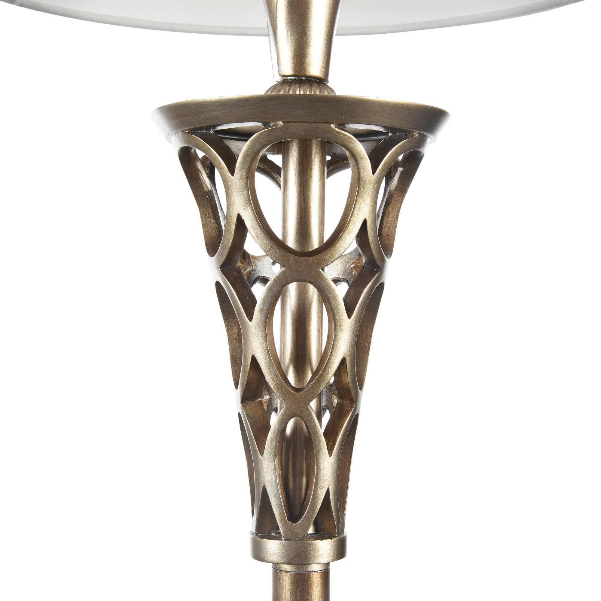 Maytoni House Lillian Серебро Антик Торшер 1xE27 100W H311-FL-01-G — миниатюра 7