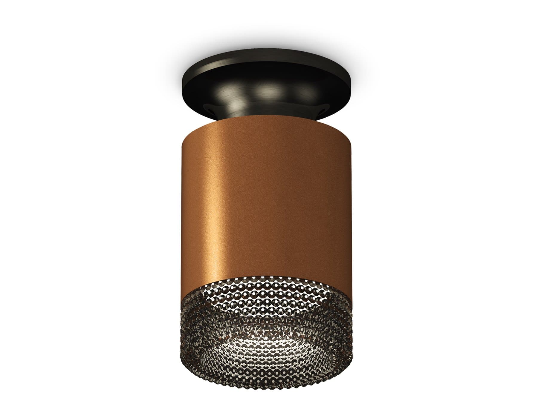 Ambrella Комплект накладного светильника XS6304112 SCF/PBK/BK кофе песок/черный полированный/тонированный MR16 GU5.3 (N6902, C6304, N6151) — миниатюра 1
