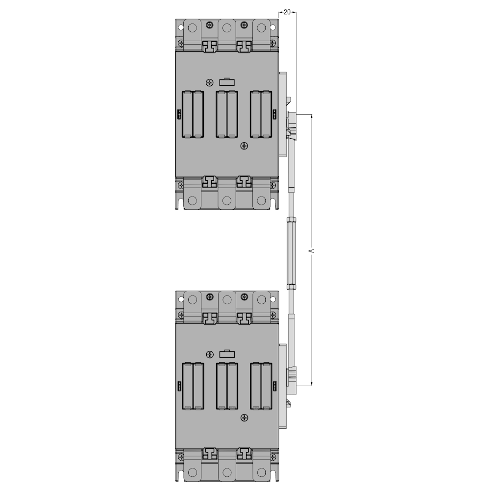 КЭАЗ Блокировка OptiStart K-FX-5504 механическая вертикальная 345...385 мм для AF-160..AF-230