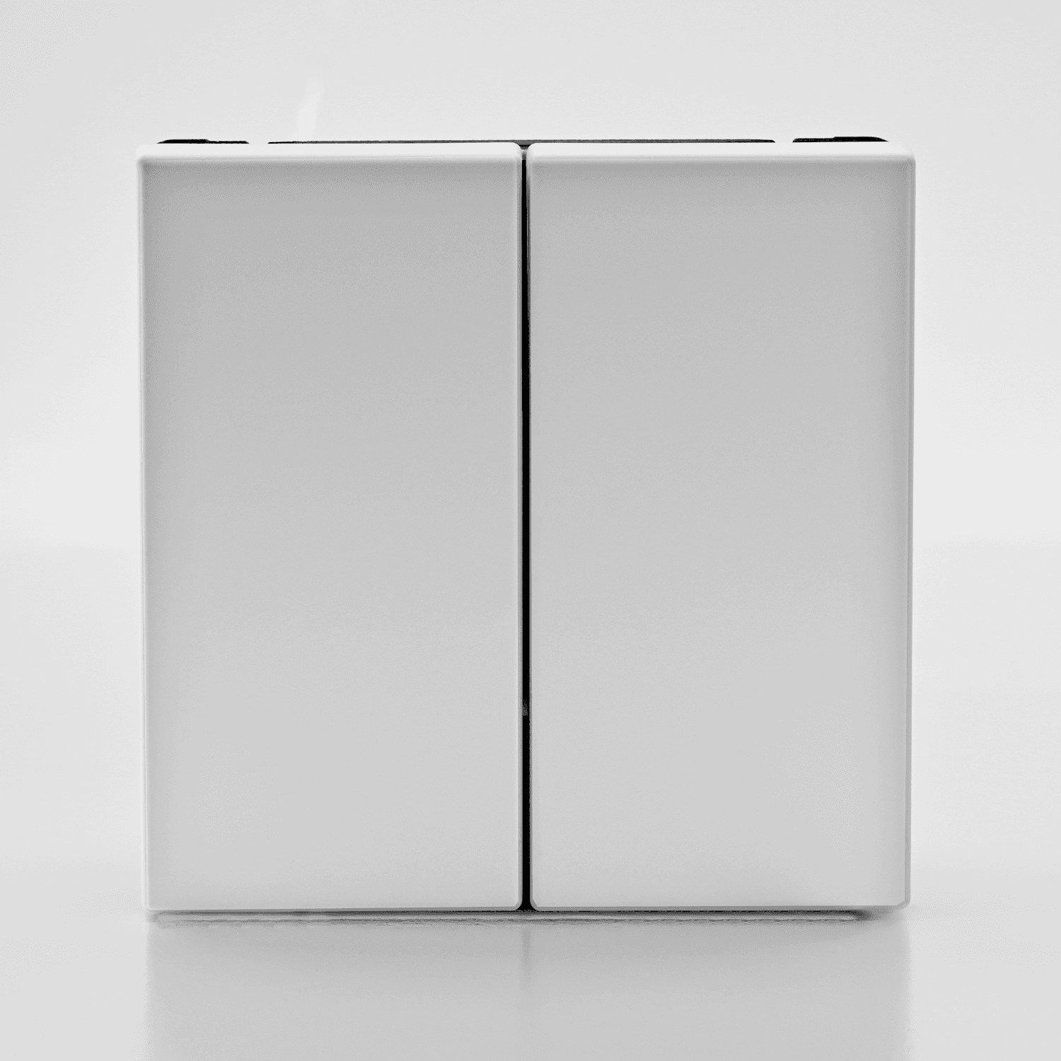 Systeme Electric ArtGallery Лотос Выключатель 2-клавишный кнопочный, 10АХ, механизм, быстрозажим. клем. — миниатюра 6