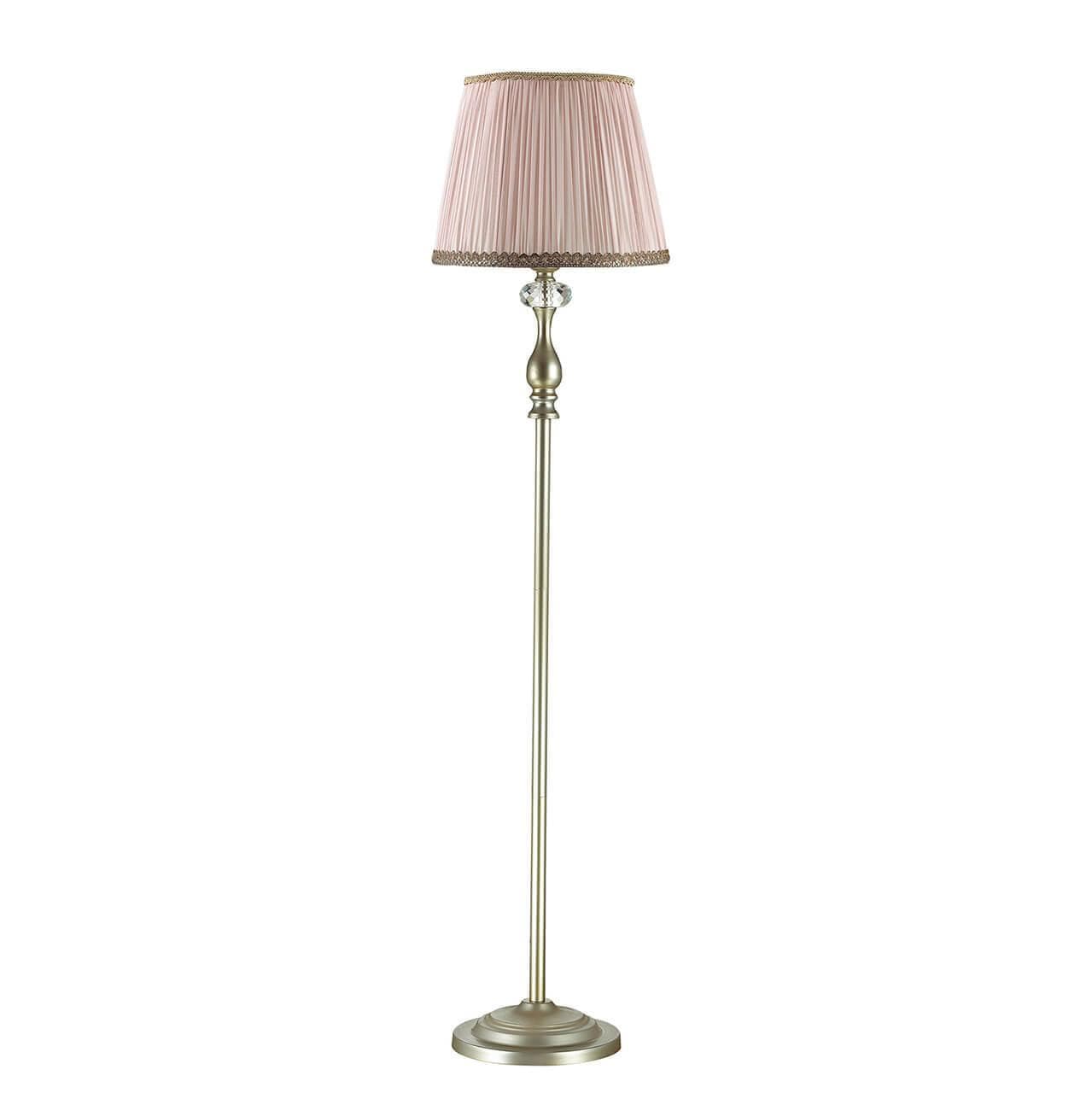 Odeon Light 3390/1F ODL17 538 мат. зол/абажур ткань/хрусталь Торшер E14 40W 220V AURELIA (в 2 коробках) — миниатюра 1