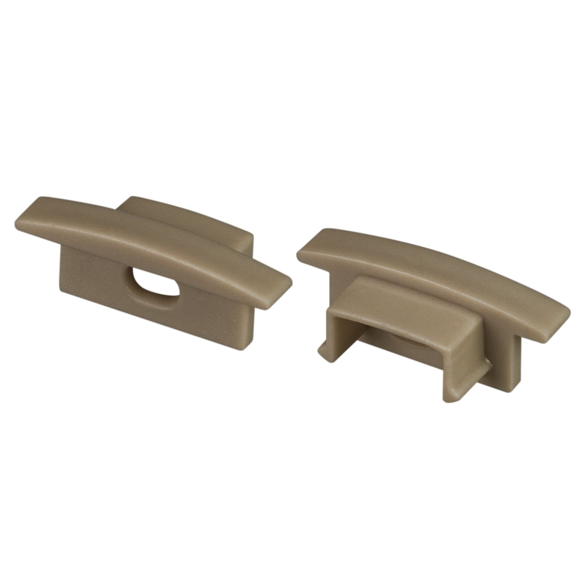 Arlight Заглушка LINE-2308-F OLIVE GREY с отверстием (Пластик) 038637