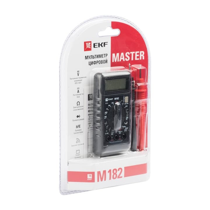EKF Basic Мультиметр цифровой M182 Master — миниатюра 2