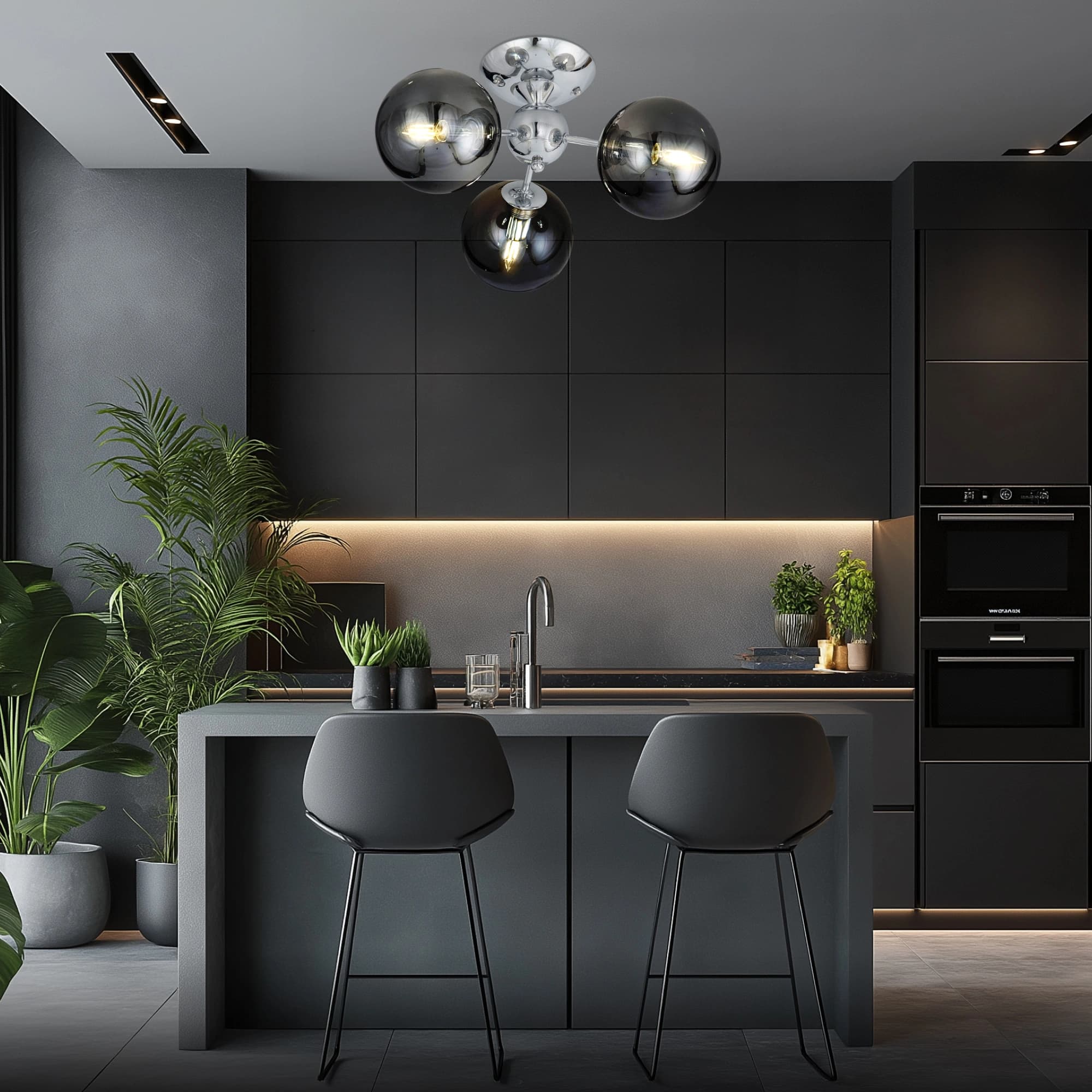 Citilux CL102130 Томми Хром+Дымч. Люстра — миниатюра 8