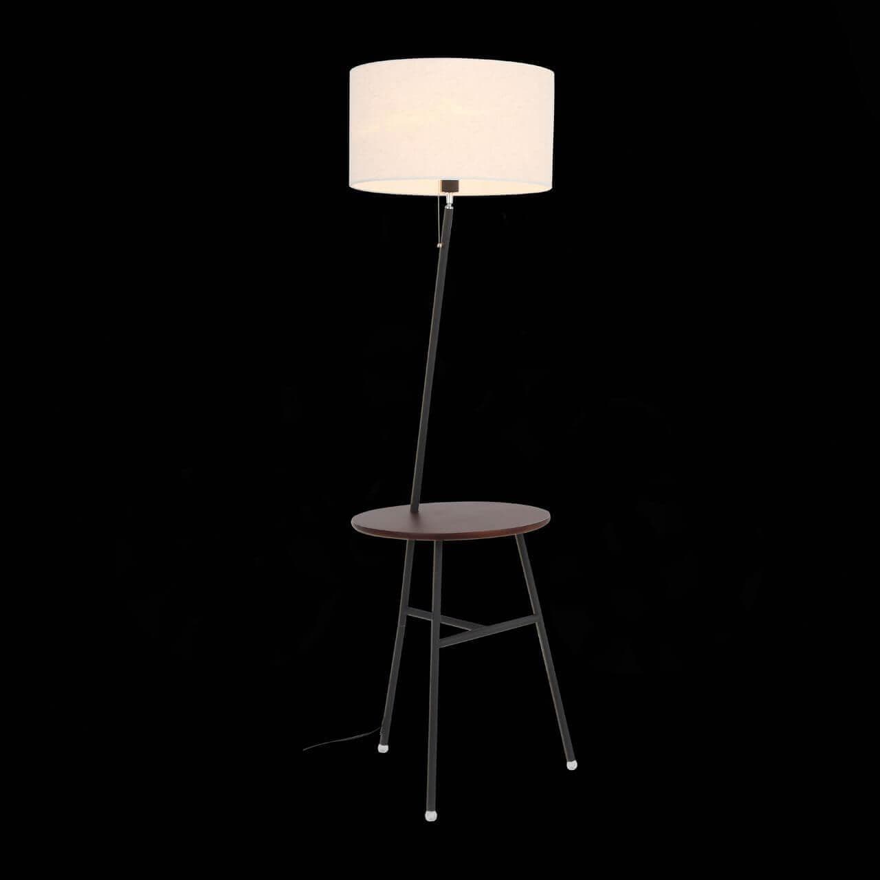ST LUCE SLE302.415.01 Торшер  Черный, Коричневый/Бежевый E27 1*40W — миниатюра 2