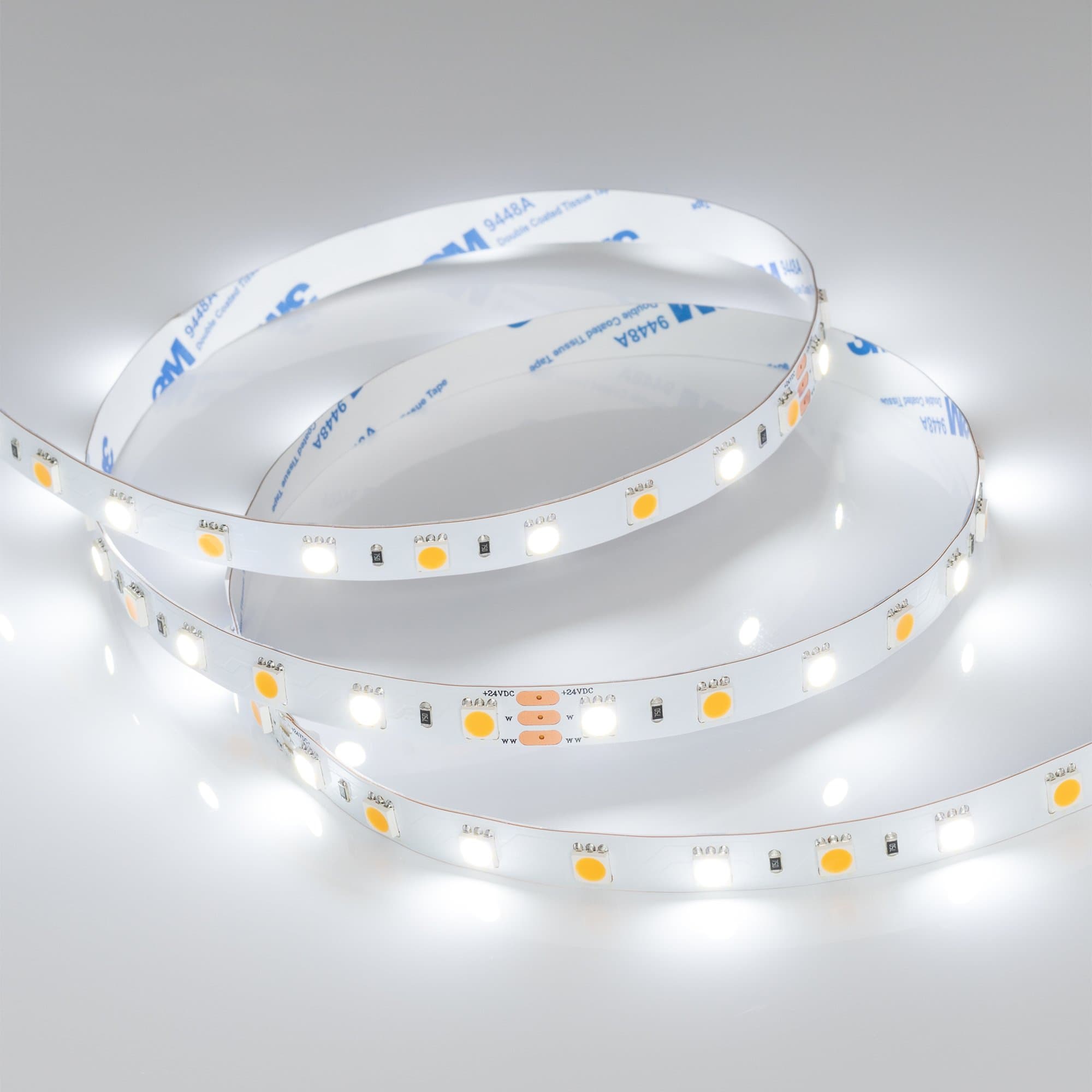 Лента RT-B60-10mm 24V White-MIX (14.4 W/m, IP20, 5060, 5m) (Arlight, Изменяемая ЦТ) 025213(1) — миниатюра 3