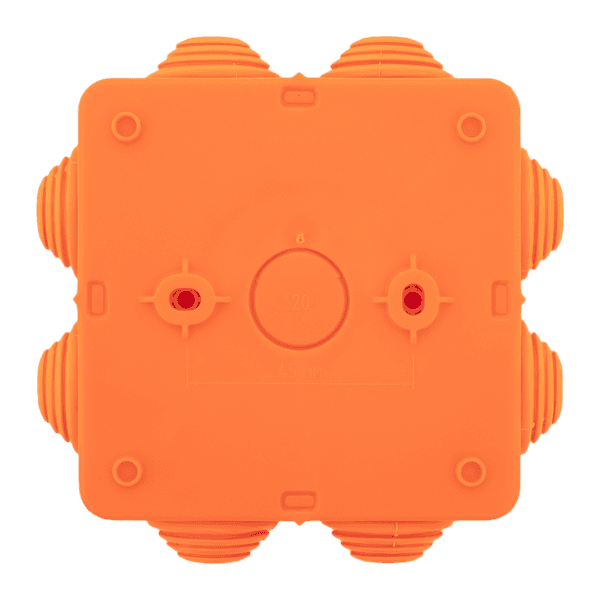 EKF Коробка огнестойкая E45 85x85x40мм с клеммниками 5 полюсов 0,5-6мм2 IP55 HF — миниатюра 6