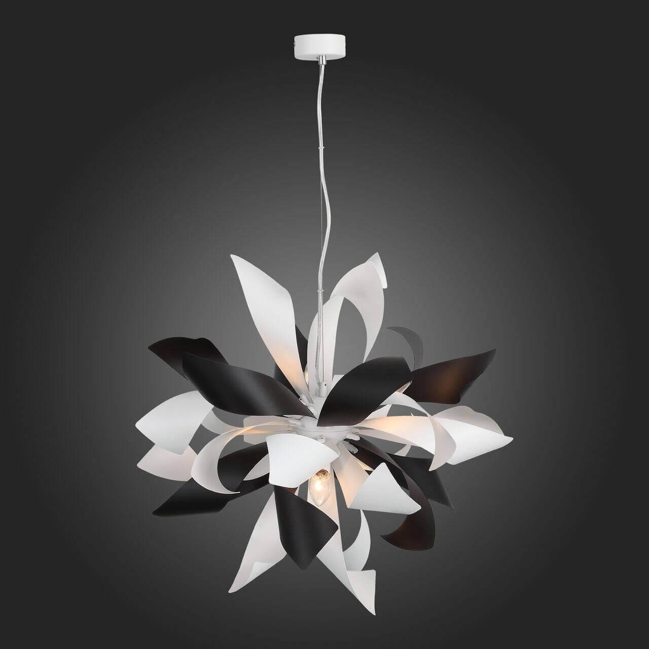 ST LUCE SL453.453.06E Люстра подвесная Черный, Белый/Черный, Белый E14 6*40W — миниатюра 3