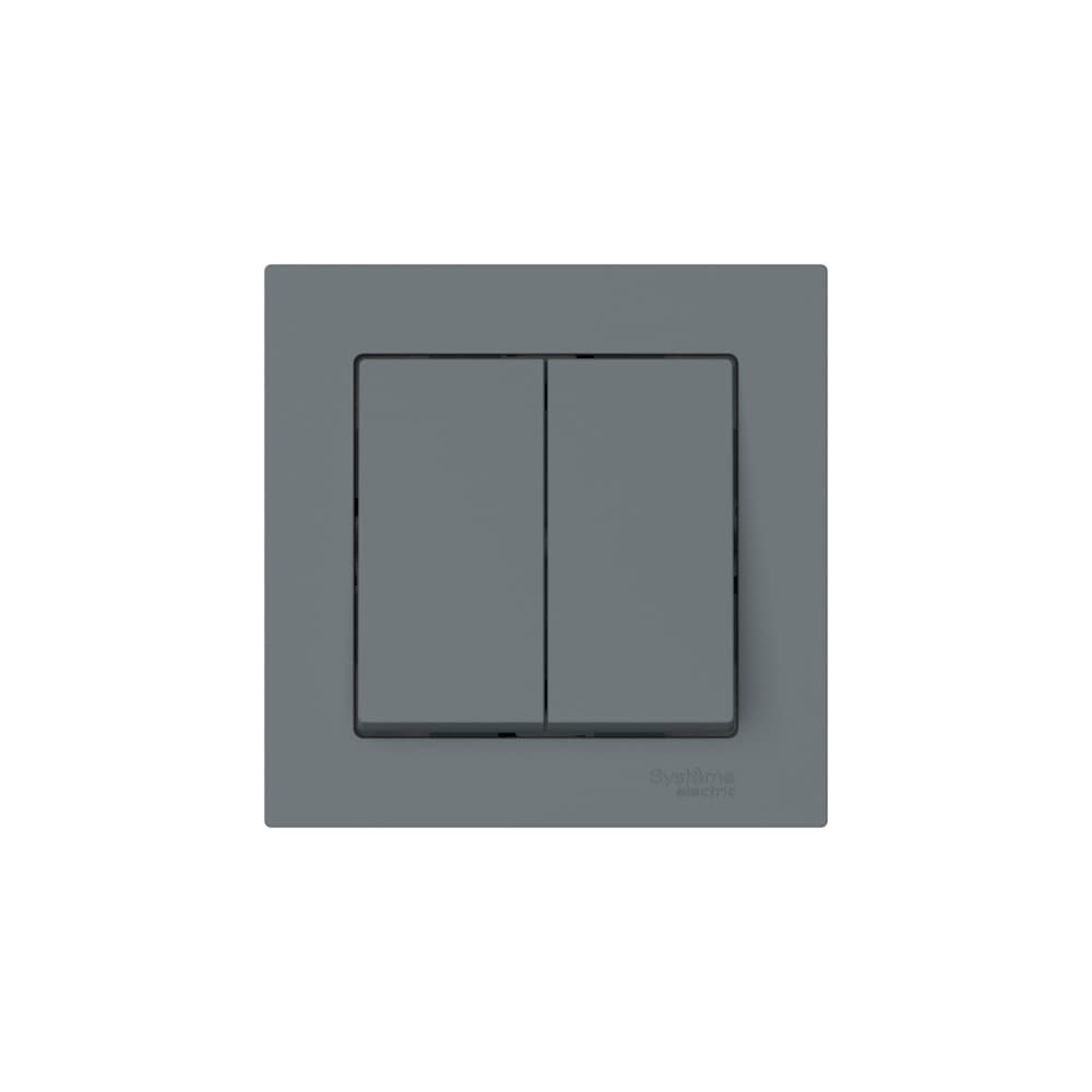 Systeme Electric AtlasDesign Грифель Выключатель 2-клавишный, сх.5, 10АХ, в сборе, быстрозажим. клем. — миниатюра 3