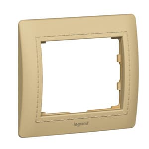 Legrand Galea Life Светлая Кожа/Havana Рамка 1-я 771990 — миниатюра 3
