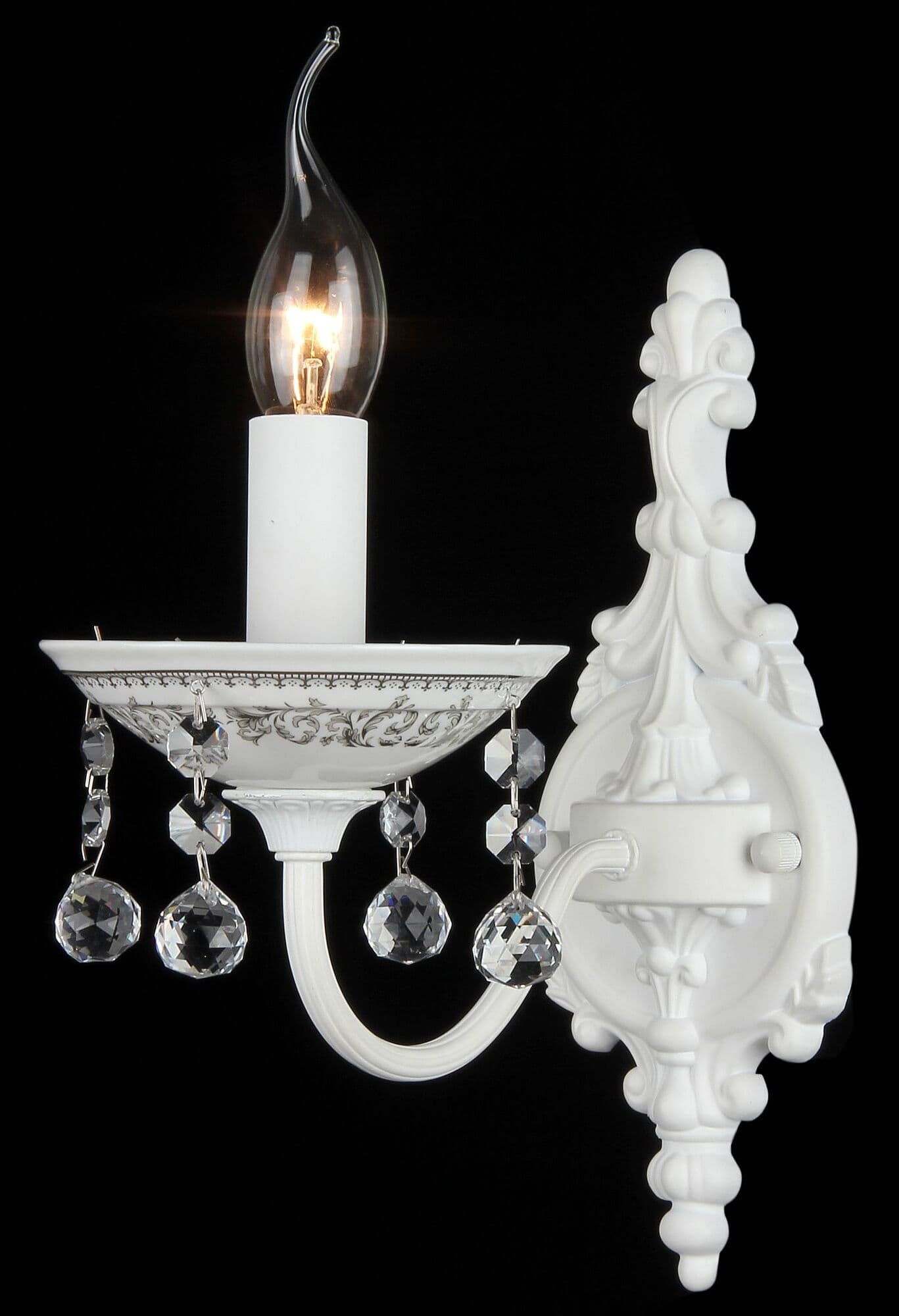 Maytoni Elegant Bellona Белый Бра 1xE14 60W ARM386-01-W — миниатюра 5