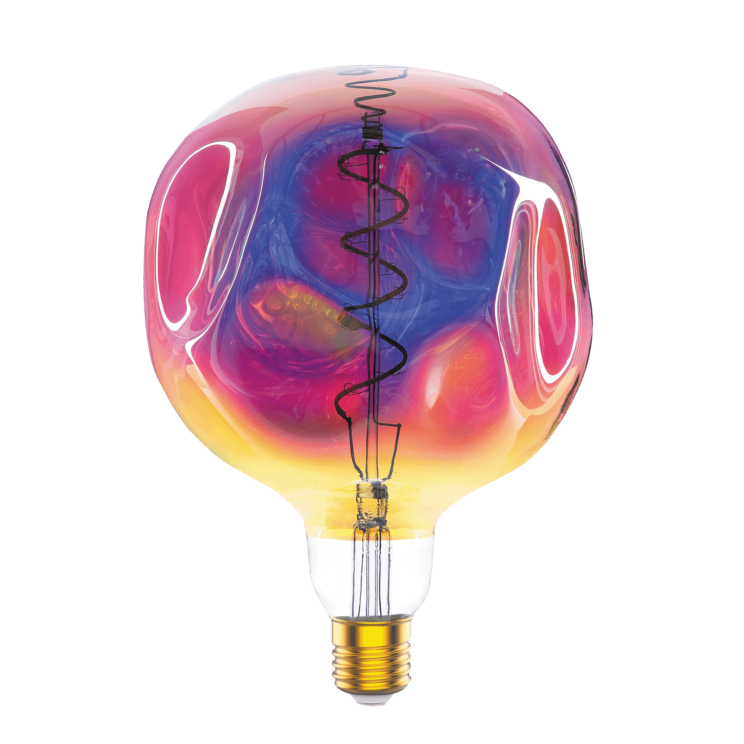 Gauss Лампа Filament G150 5W 250lm 1800К Е27 rainbow LED 1007802103 — миниатюра 2