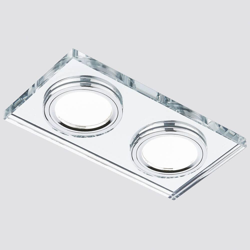 Ambrella Встраиваемый потолочный точечный светильник 8170/2 CL хром — миниатюра 2