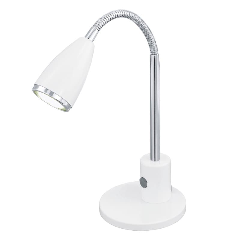 Eglo Лампа LED настольная FOX, 1X3W (GU10), сталь, белый, хром 92872