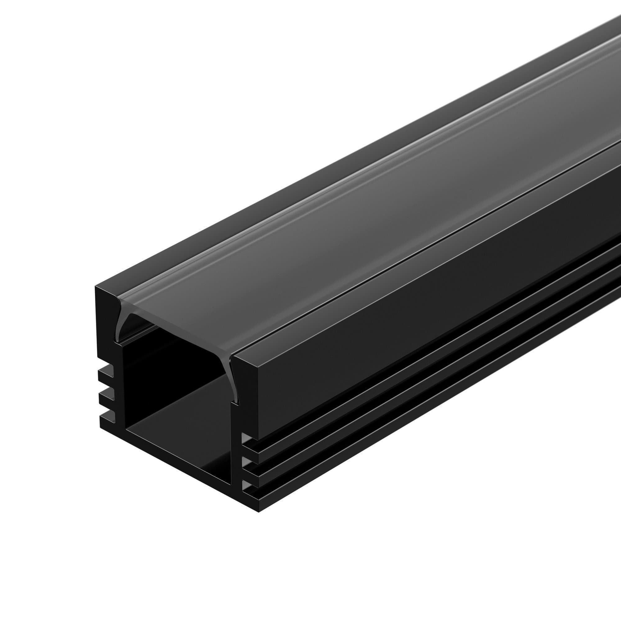 Arlight Профиль PDS-S-2000 ANOD Black RAL9005 (Алюминий) 020895 — миниатюра 3