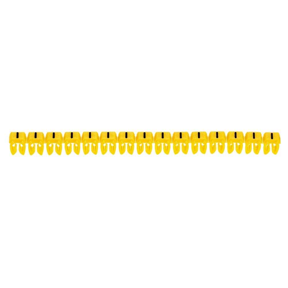 Legrand CAB3 Маркер для кабеля - 1.5-2.5кв.мм. (желтый) (упаковка) 038283 — миниатюра 2