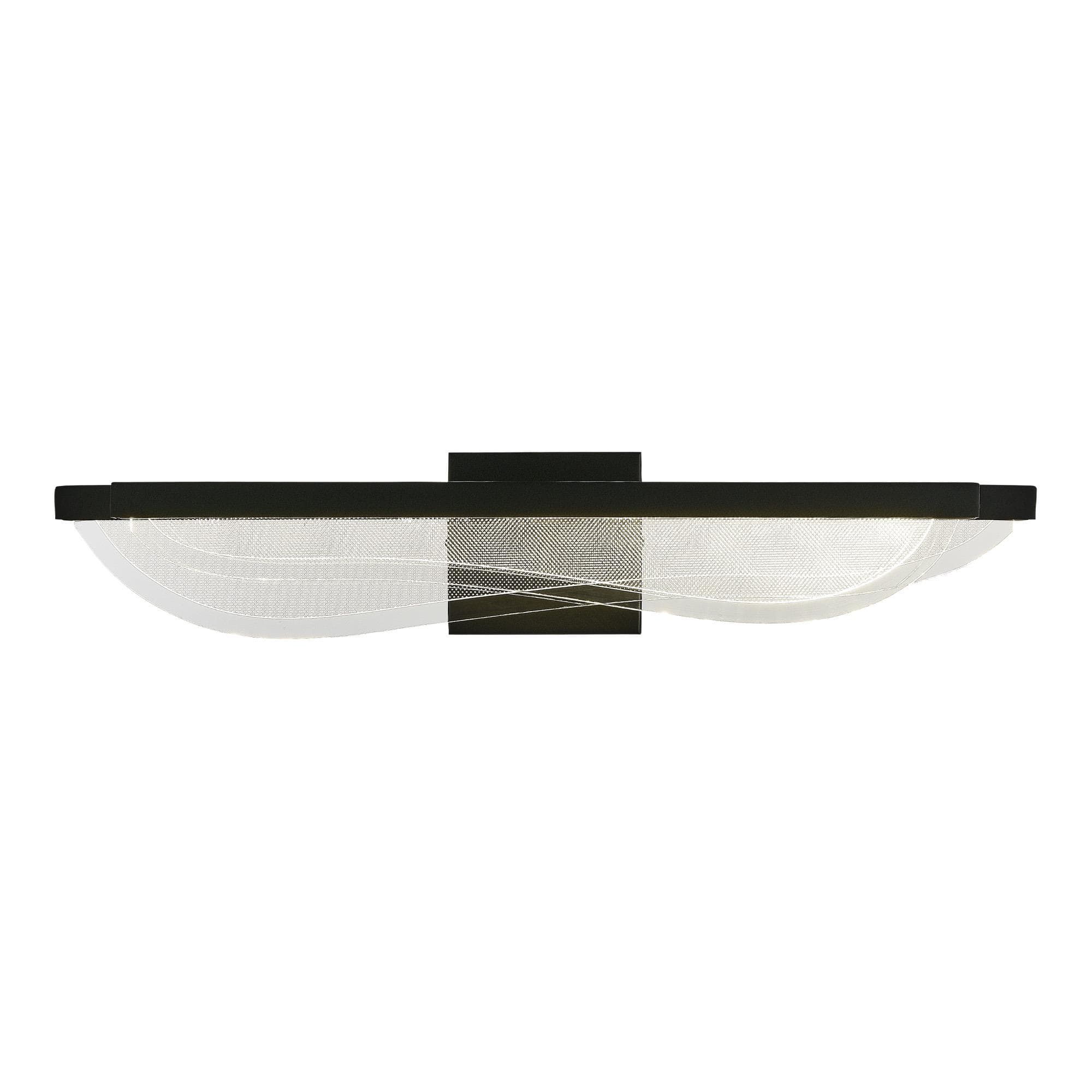 ST LUCE SL6509.401.01 Светильник настенный Черный/Прозрачный LED 1*18W 4000K