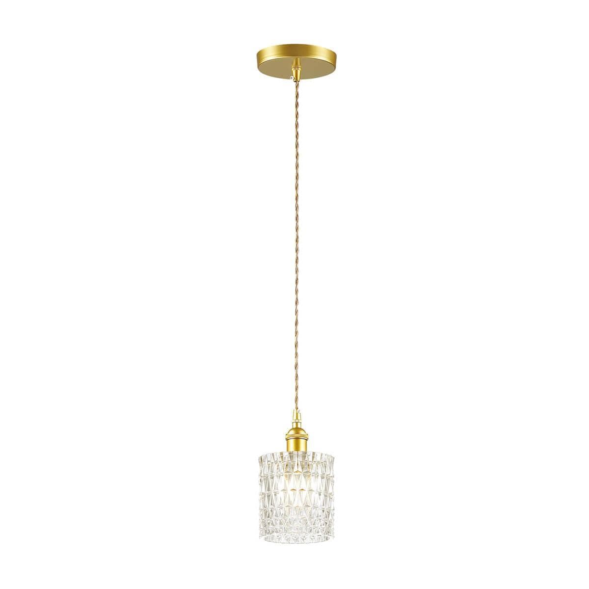Lumion 3799/1 LN19 165 золотой, прозрачный Подвес E14 1*40W 220V JESS — миниатюра 1