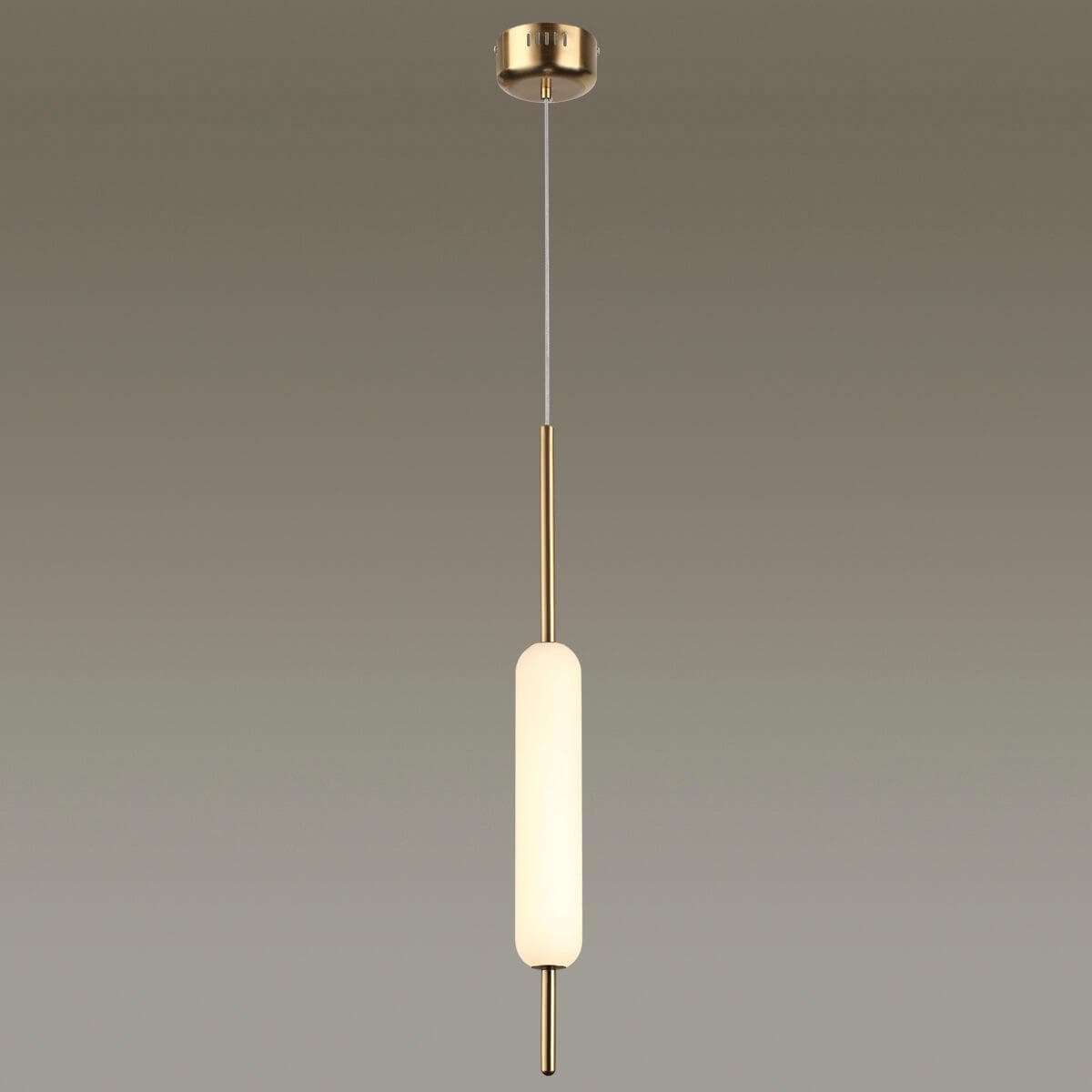 Odeon Light 4794/12L PENDANT ODL21 009 бронзовый/белый Подвес LED 12W REEDS — миниатюра 4