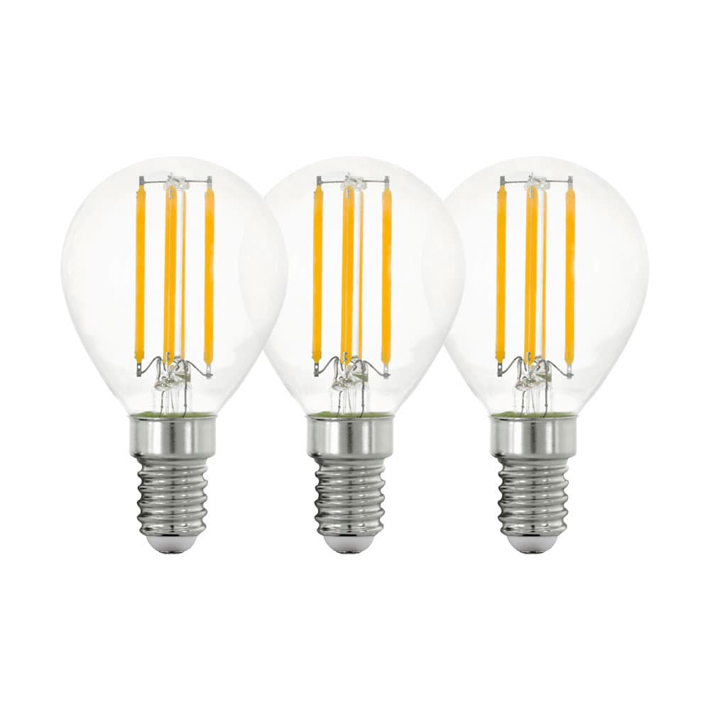 Eglo 12812 Комплект из 3-х светодных филаментных ламп P45, 4W(E14), 2700K